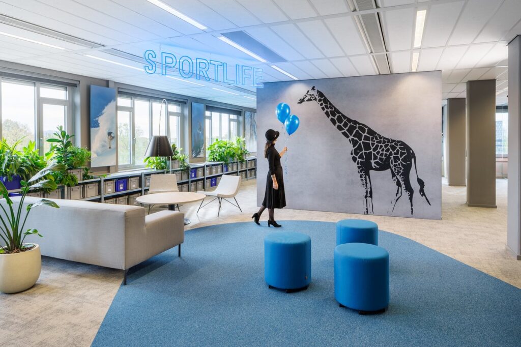 Sportlife Zone interior design by Fokkema & Partners