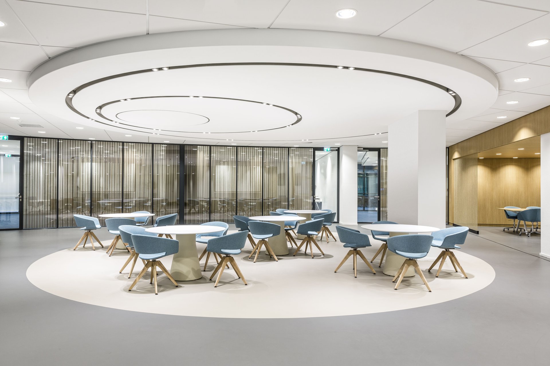 Interior design with modern elements