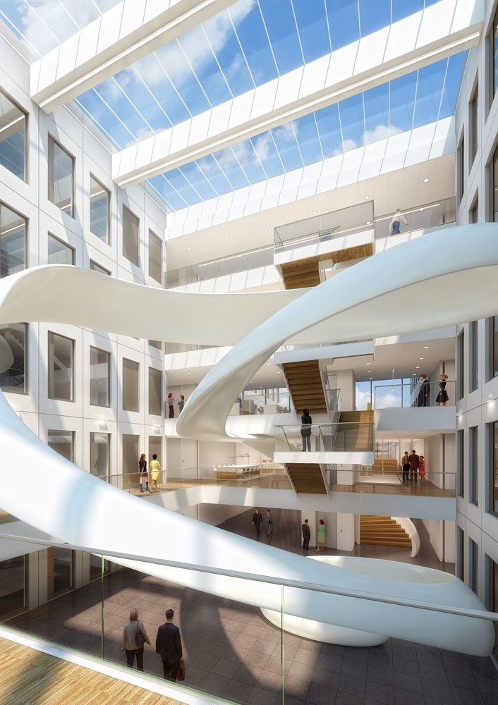 Interior view of FrieslandCampina Innovation Centre