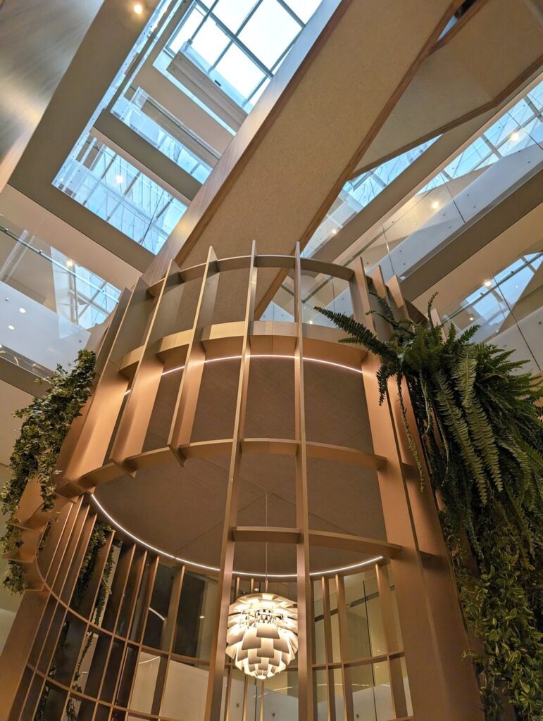 Interior design showcasing Houthoff's art collection