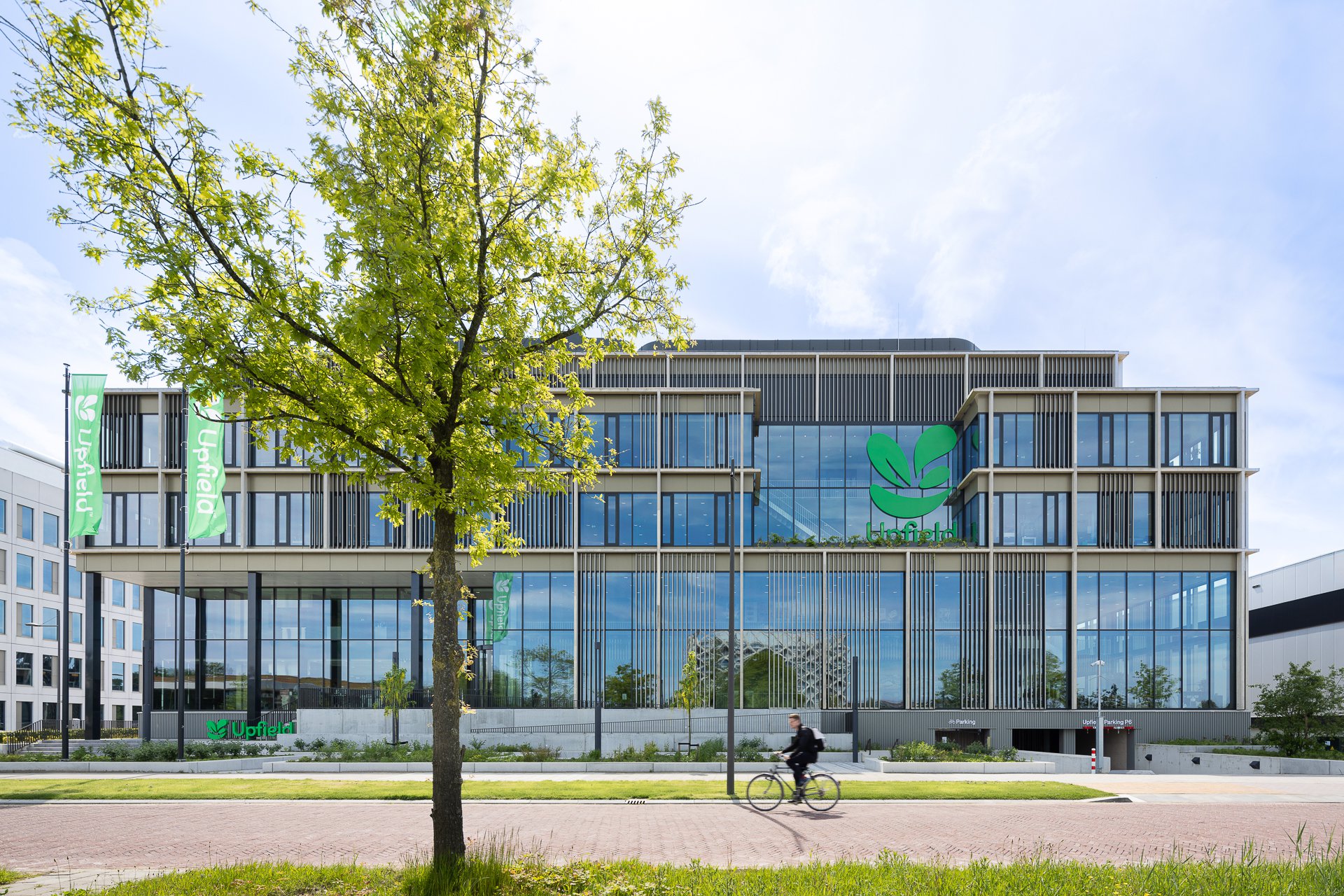 Exterior view of the Food Science Centre with lush vegetation