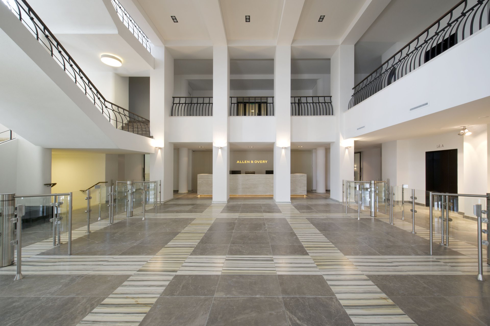 Interior design details of Apollo House