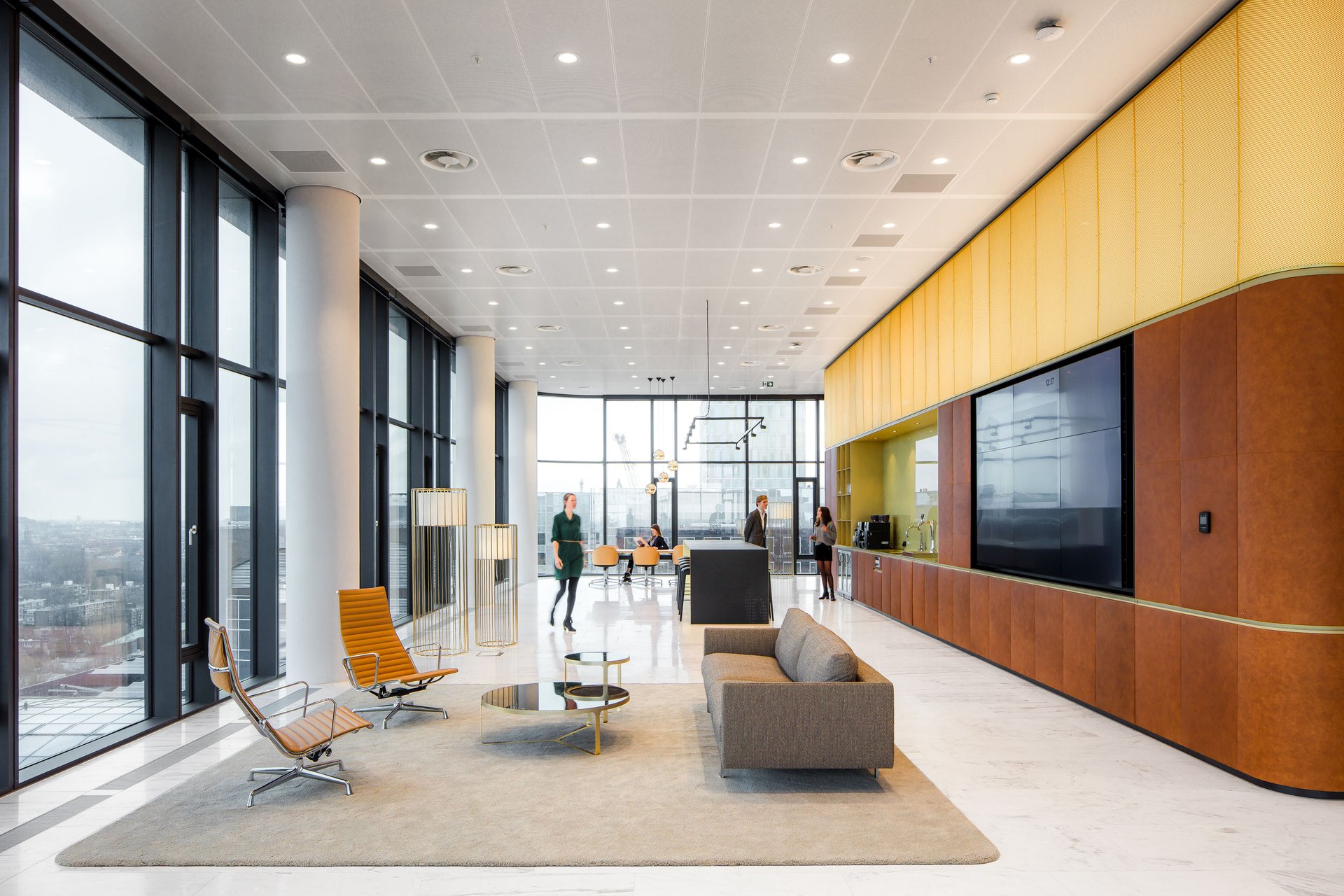 CMS Amsterdam office at night