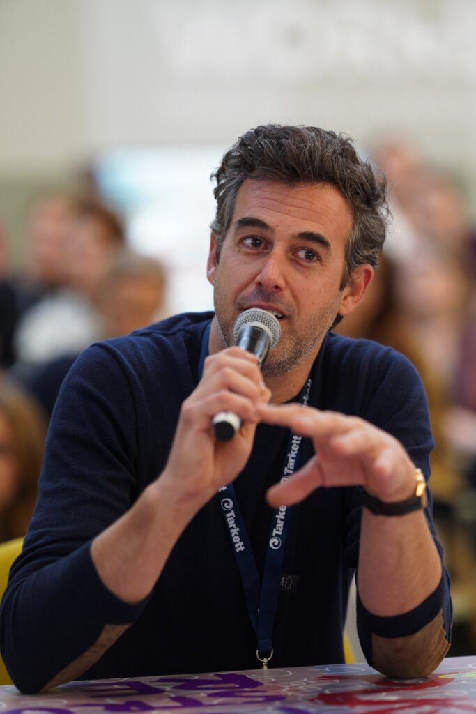 Image from the panel discussion on transforming the office