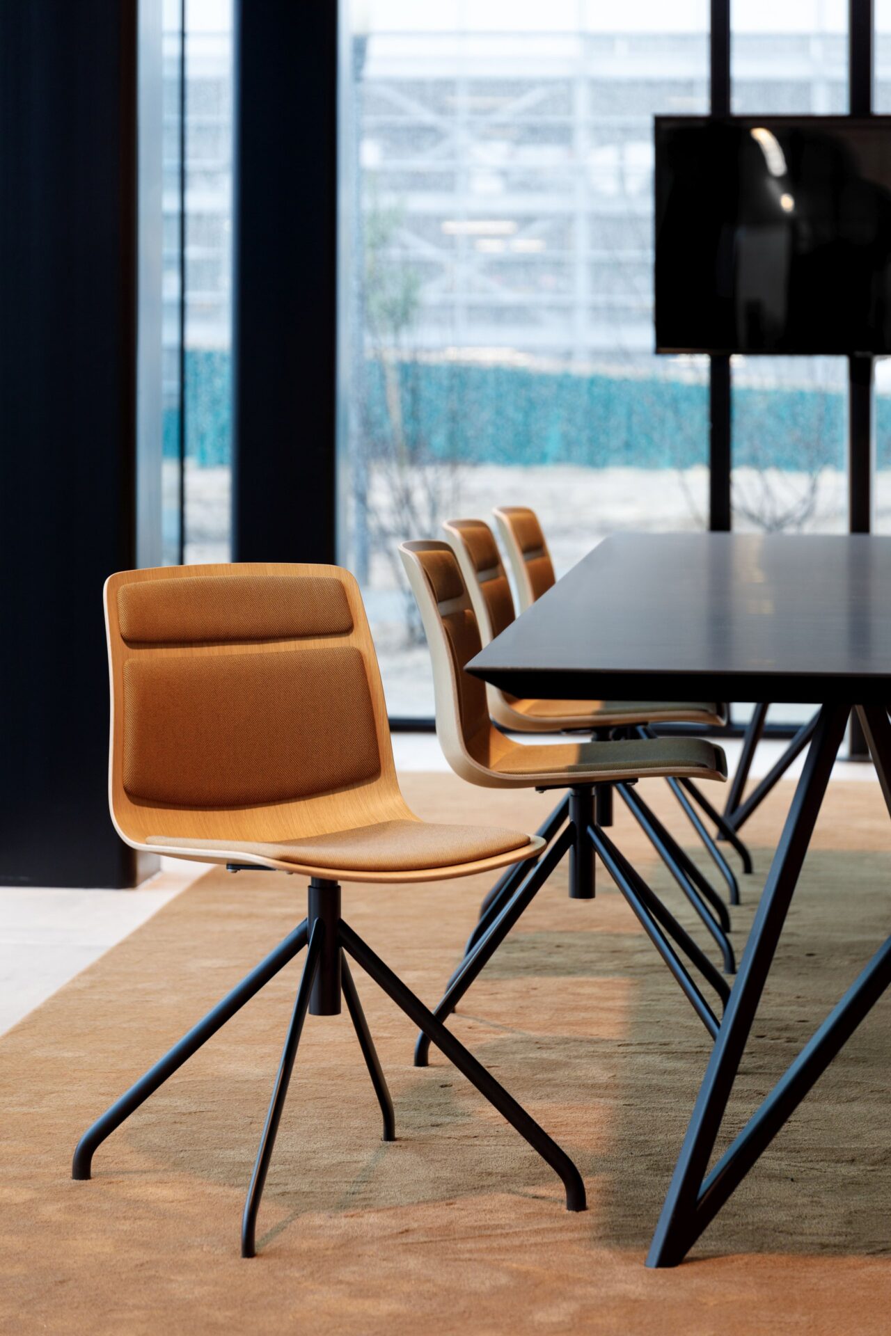 A chair from the Pi Collection with a focus on functionality