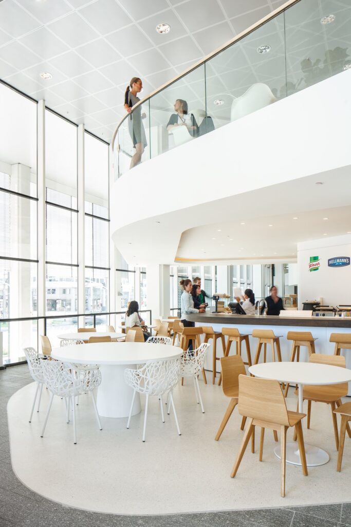 Interior view of Unilever Brand Hub