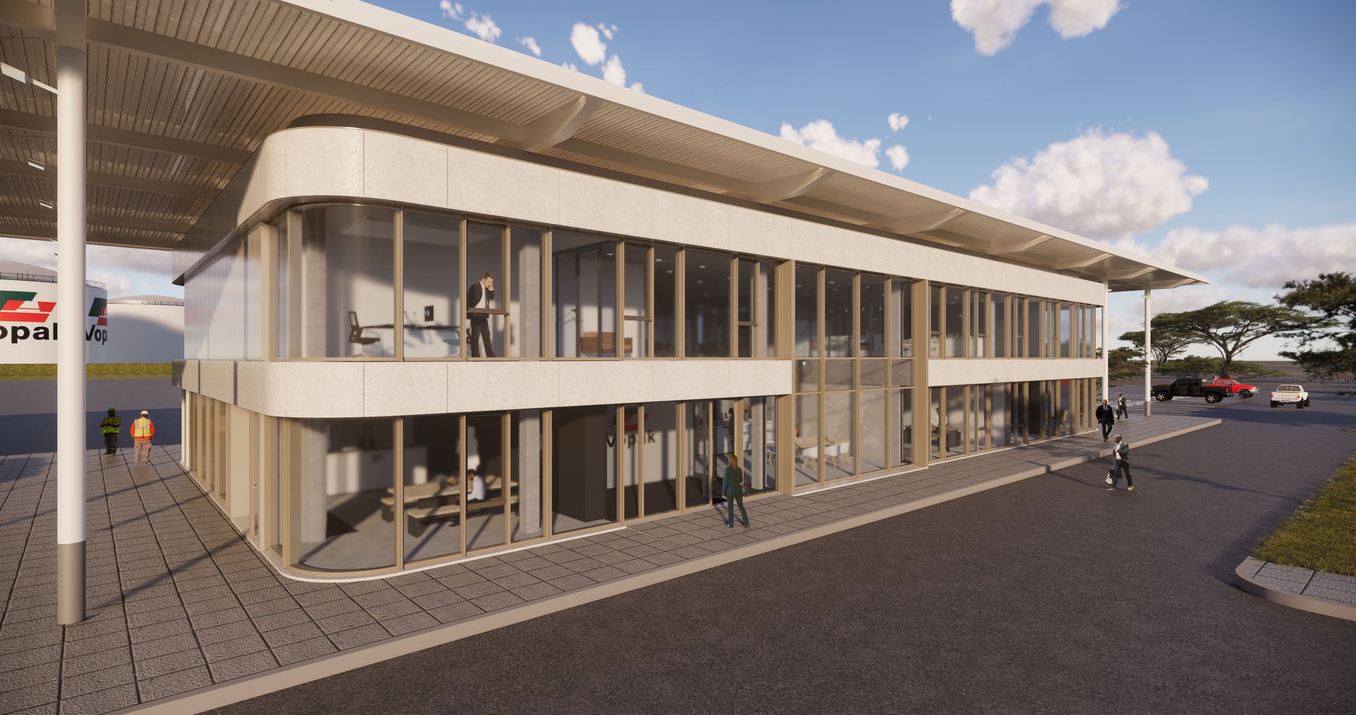 A sustainable terminal building for Vopak